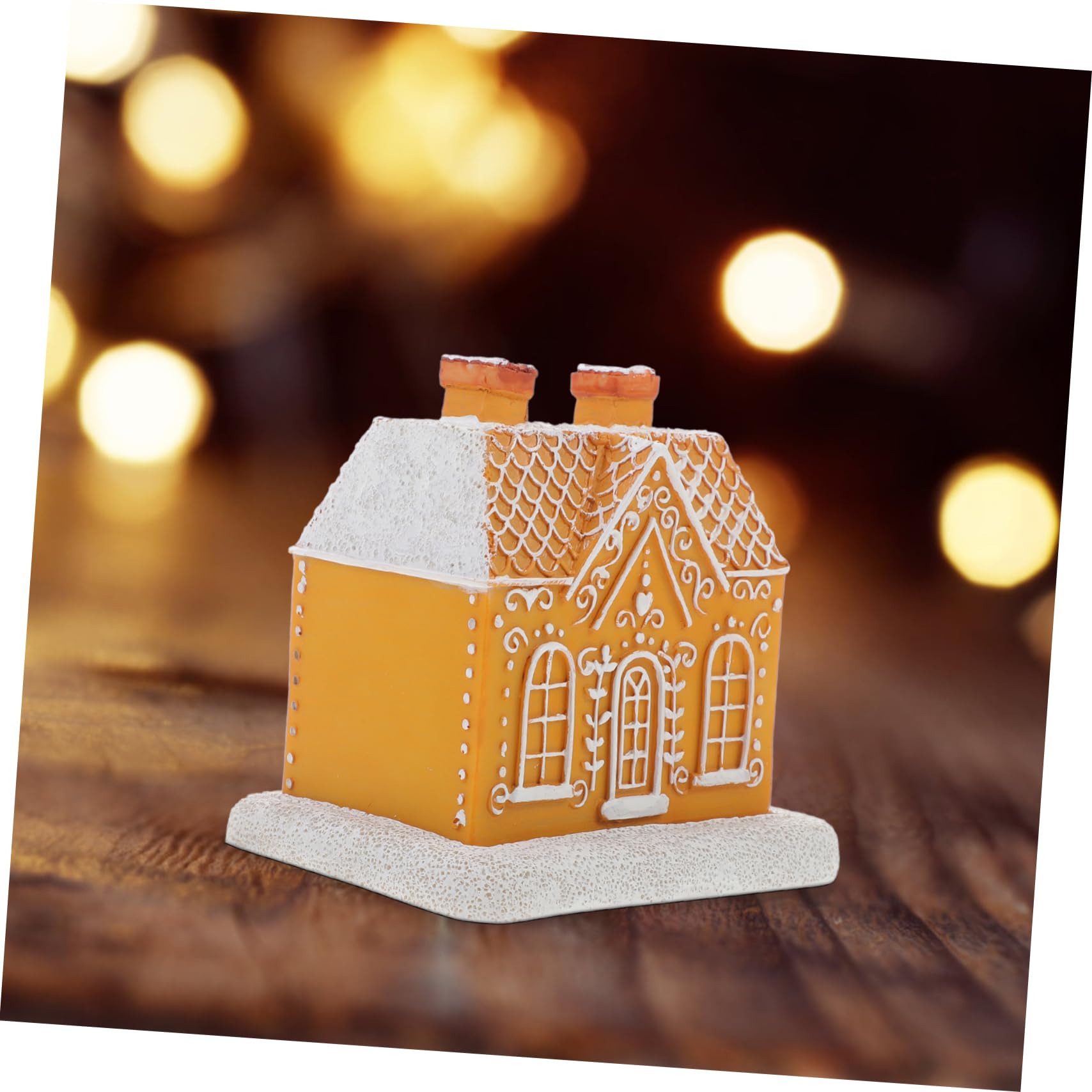 Porta Incenso a Cono Casetta Pan di Spezie in Resina 1 Pezzo | Stile Cavo Creativo, Design Classico Artistico, per Ambienti Domestici e Idea Regalo per Amici