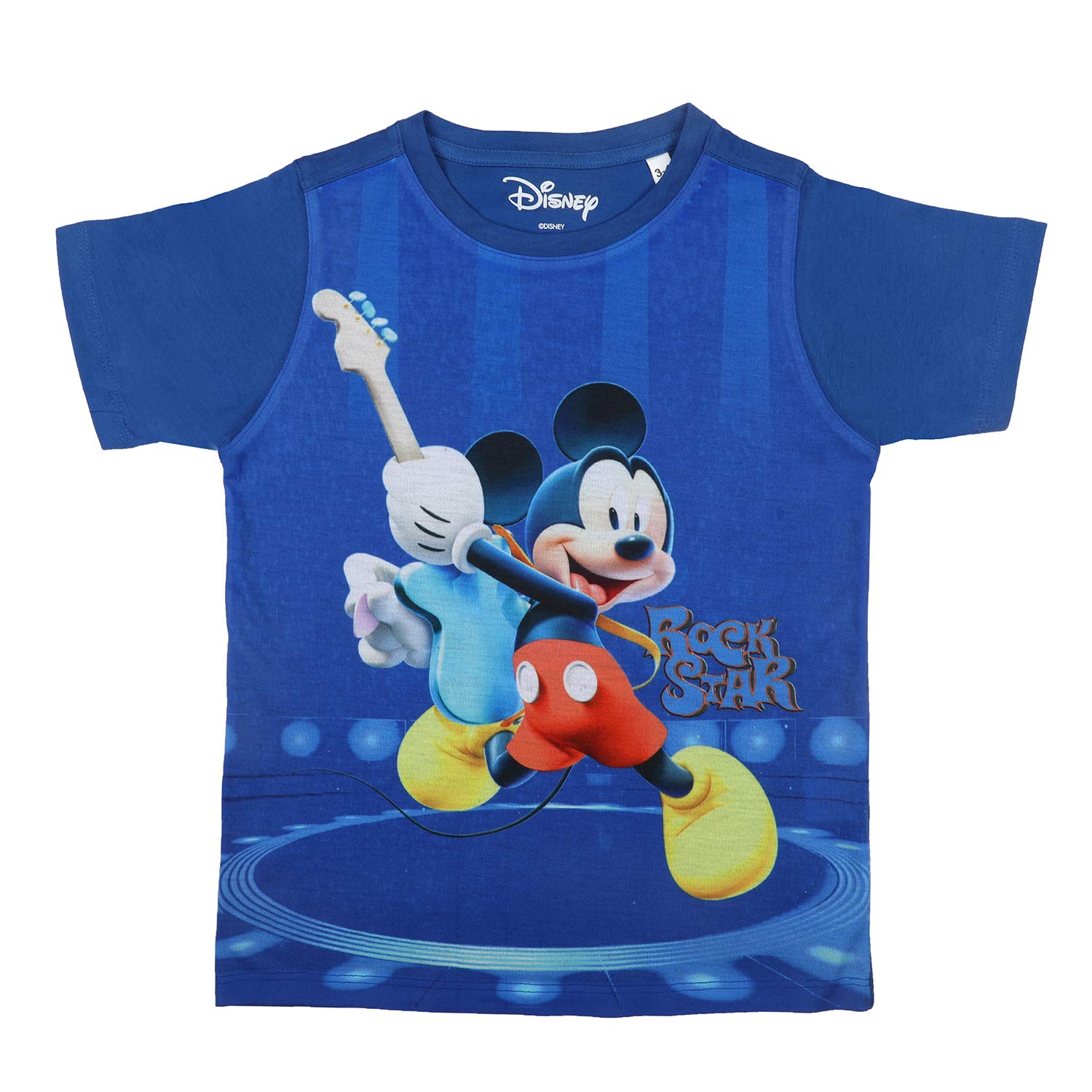 Mickey Mouse Family by Wear Your Mind Boy's Cartoon Regular Fit T-Shirt