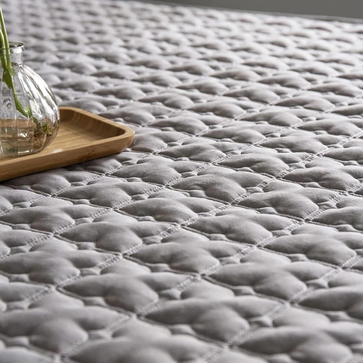 Matratzenauflage aus Baumwolle, atmungsaktiv & waschbar, Matratzenschutz passend für Matratzen in 90x200 cm, 140x200 cm, 180x200 cm