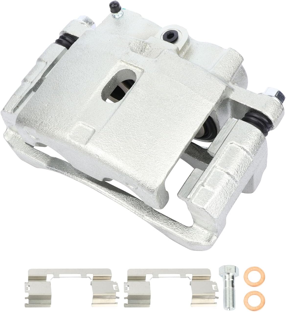 cciyu Front Left Disc Brake Caliper Assembly w/Bracket 18-B4729 For Cadillac 2002-2006,For Chevy 1999-2013,For GMC 1999-2013,For Hummer 2003-2009
