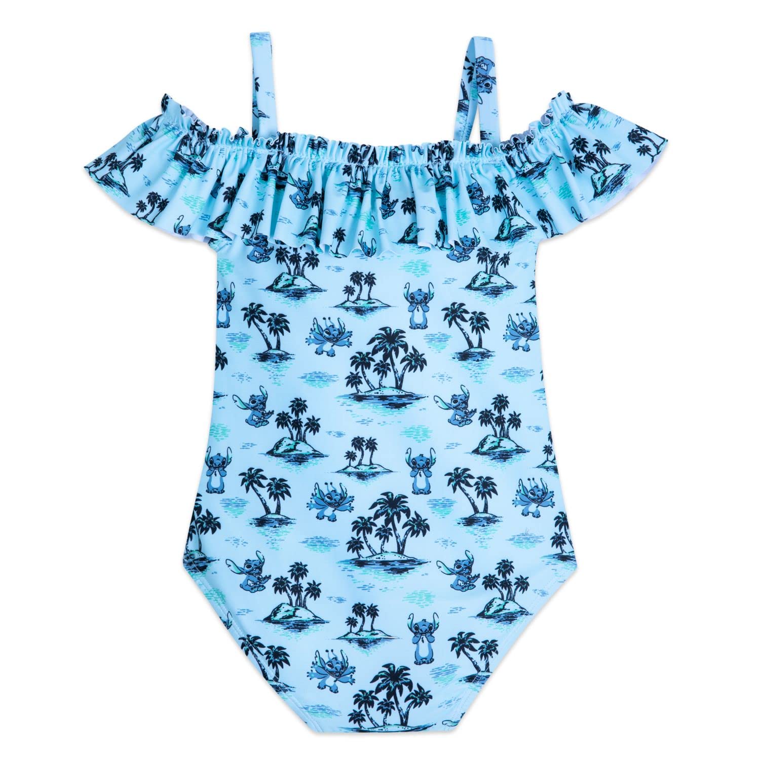 Disney Stitch Swimsuit for Girls 5/6 Multicolored
