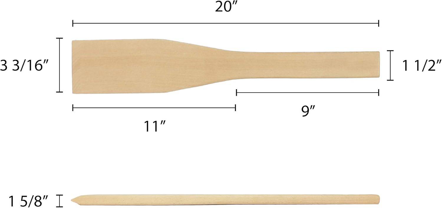 20 inch wood mixing paddles, comes in each