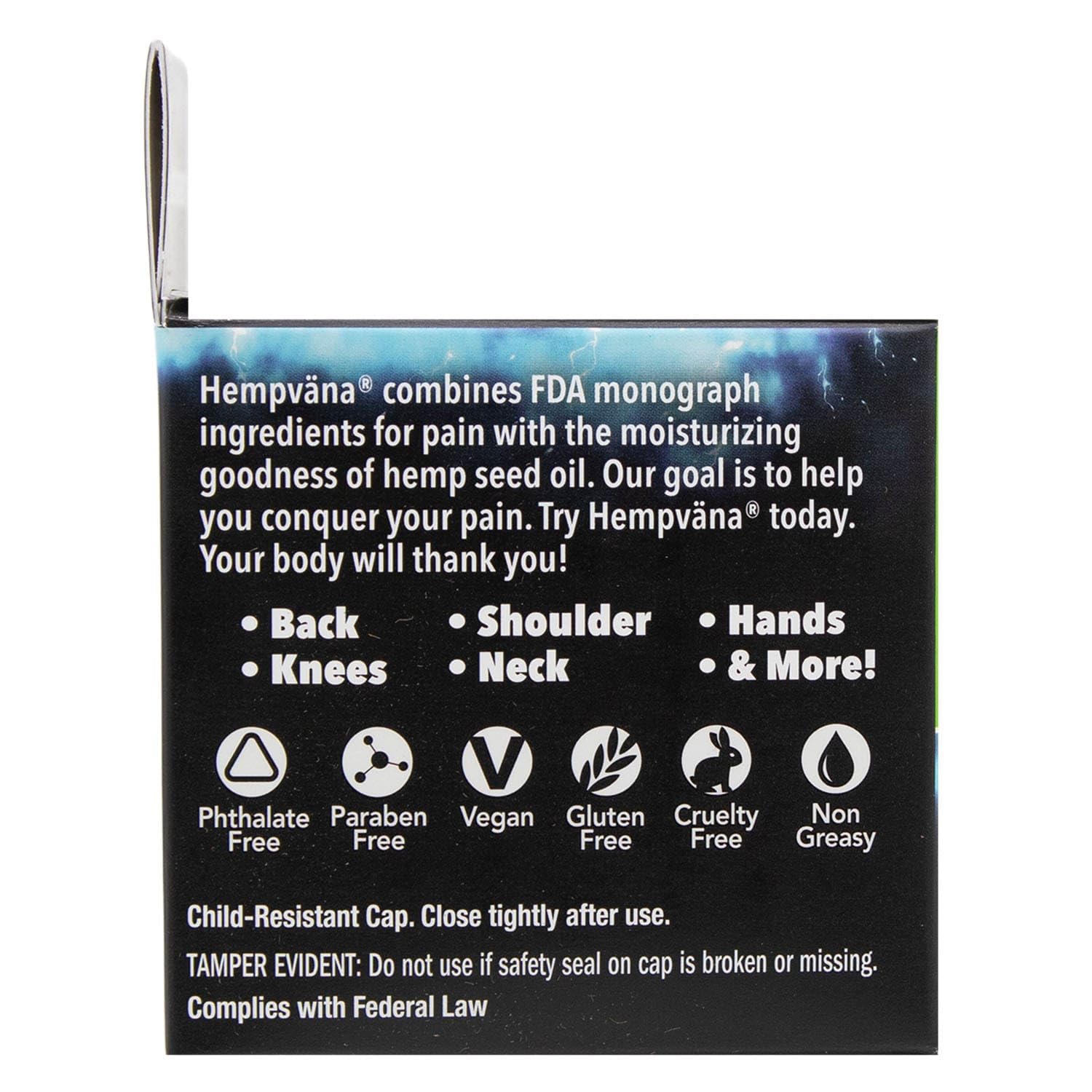 Hempvana Extreme Pain Relief Cream, 16% Menthol & 11% Camphor, Hemp Oil — Amazon image 3