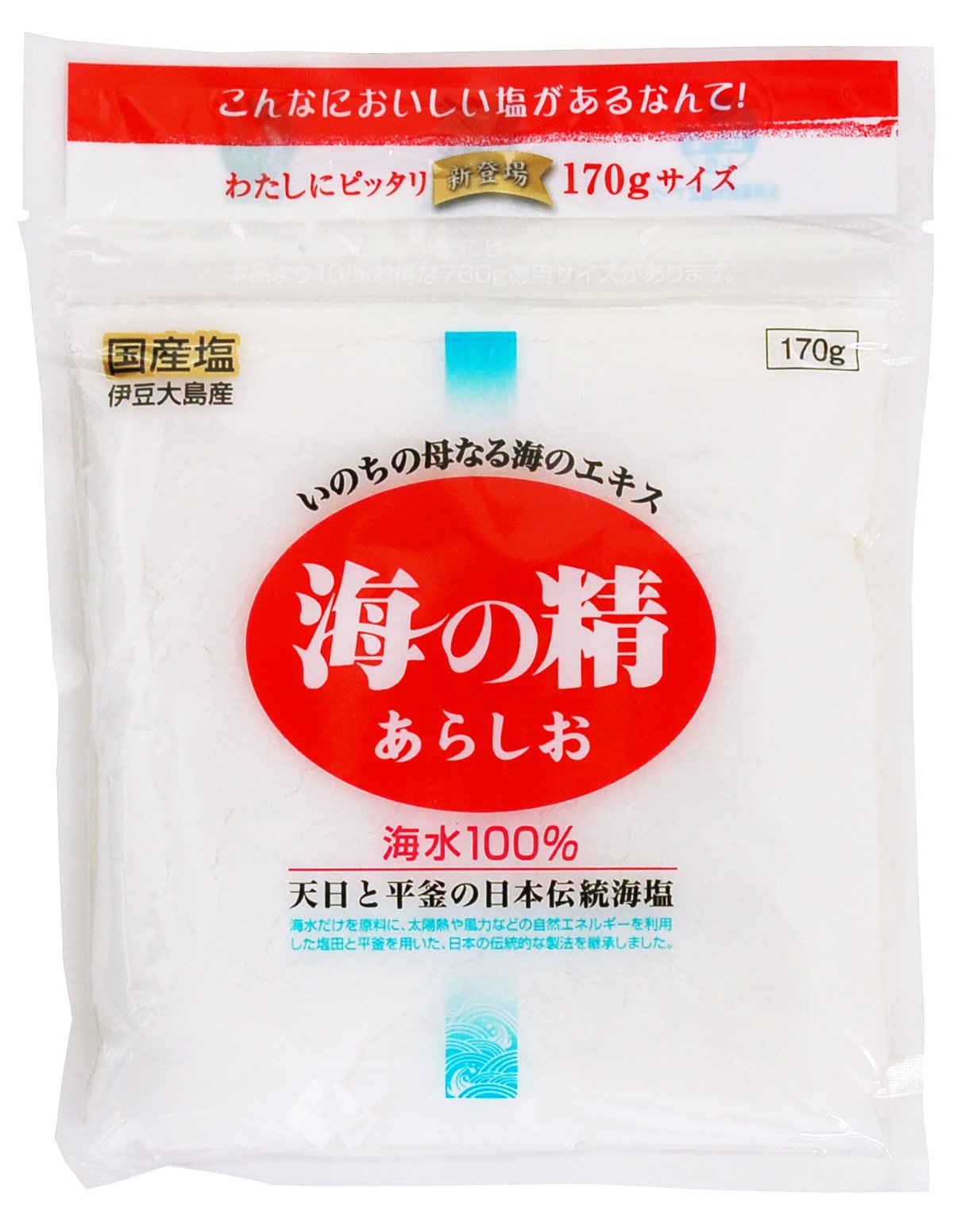 海の精 あらしお(赤ラベル) 170g