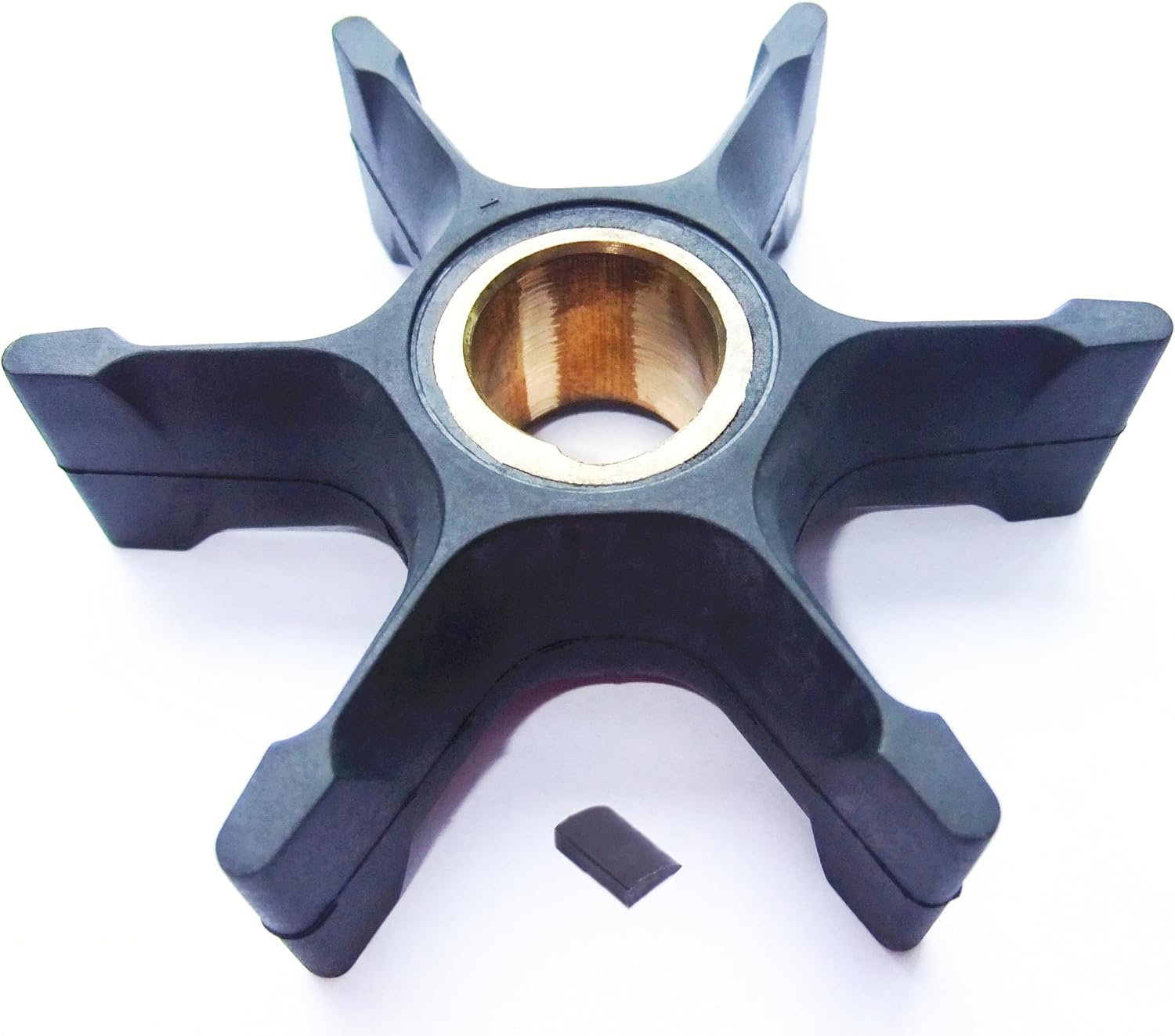 Boat Motor 389557 396725 432594 437080 777820 0389557 0396725 0432594 0437080 777820 18-3053 Water Pump Impeller with key for OMC BRP Johnson Evinrude 40HP 60HP 65HP 70HP 75HP Outboard Engine