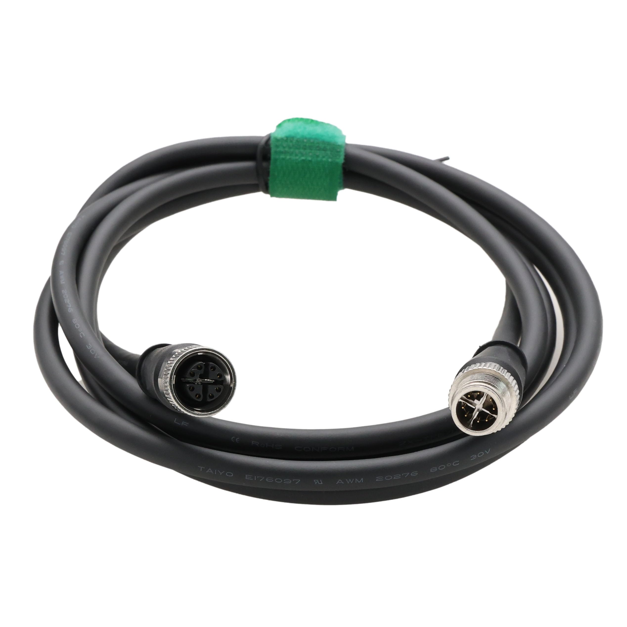 Amazon.co.jp: HangTon Ethernet Bridge M12 8ピン Xコード オス-メス