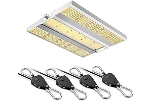 XS1500 Pro Grow Light and Adjustable Grow Light Hangers