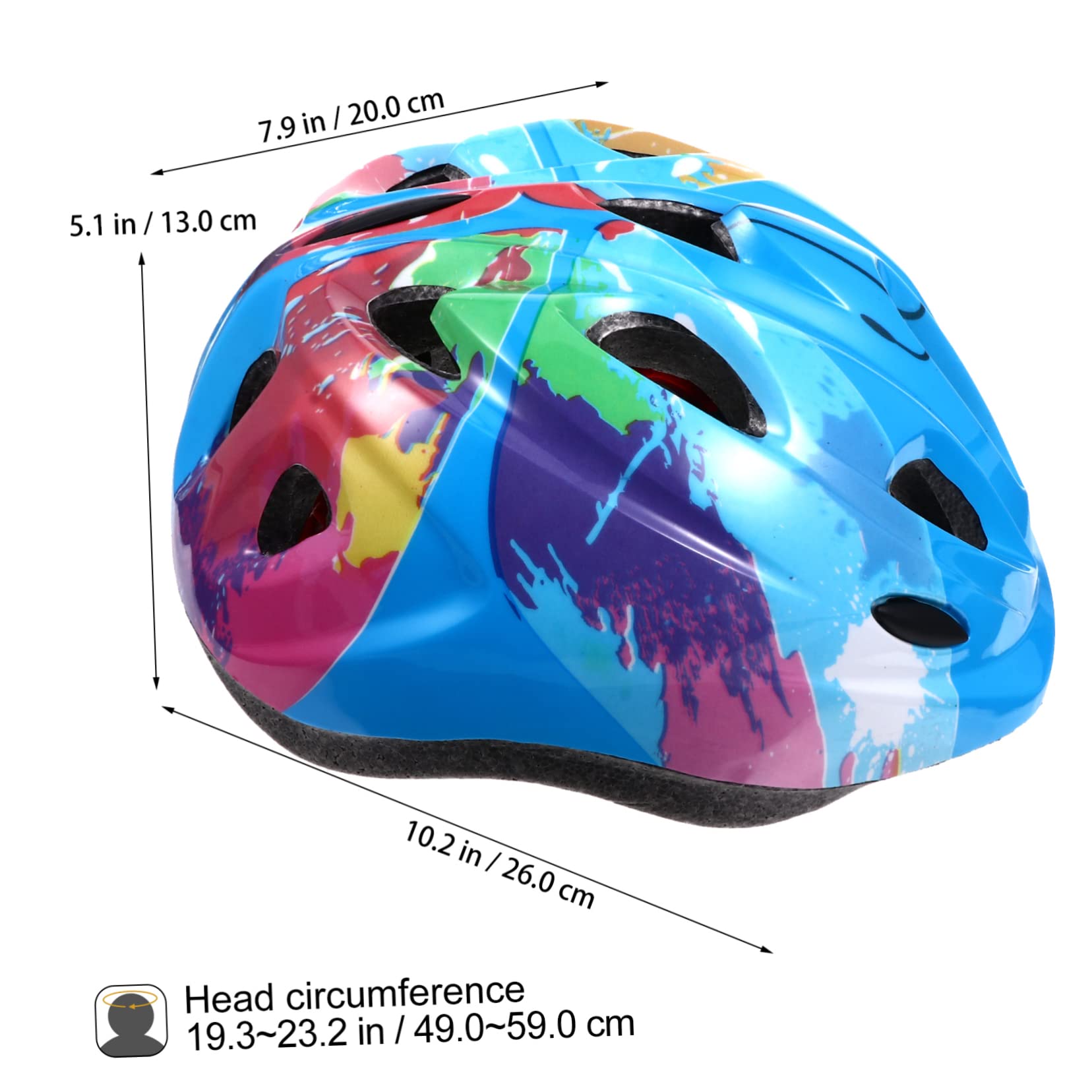 Toddmomy 2pièces Casque De Vélo pour Garçon Fille Légère Et pour Activités De Plein Air Floral