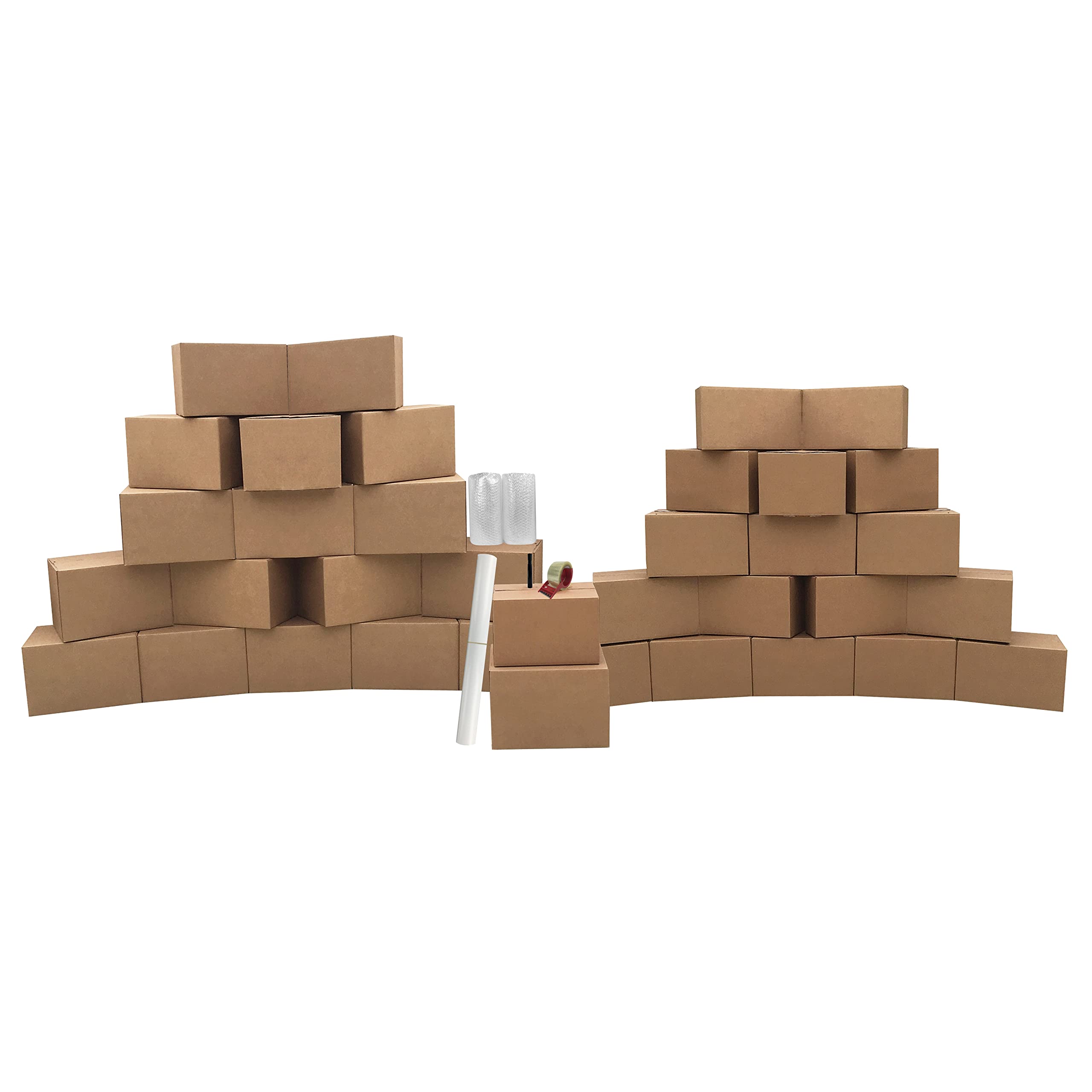 Snapklik.com : Basic Moving Boxes Kit #2, 2-3 Bedroom Kit, Small ...