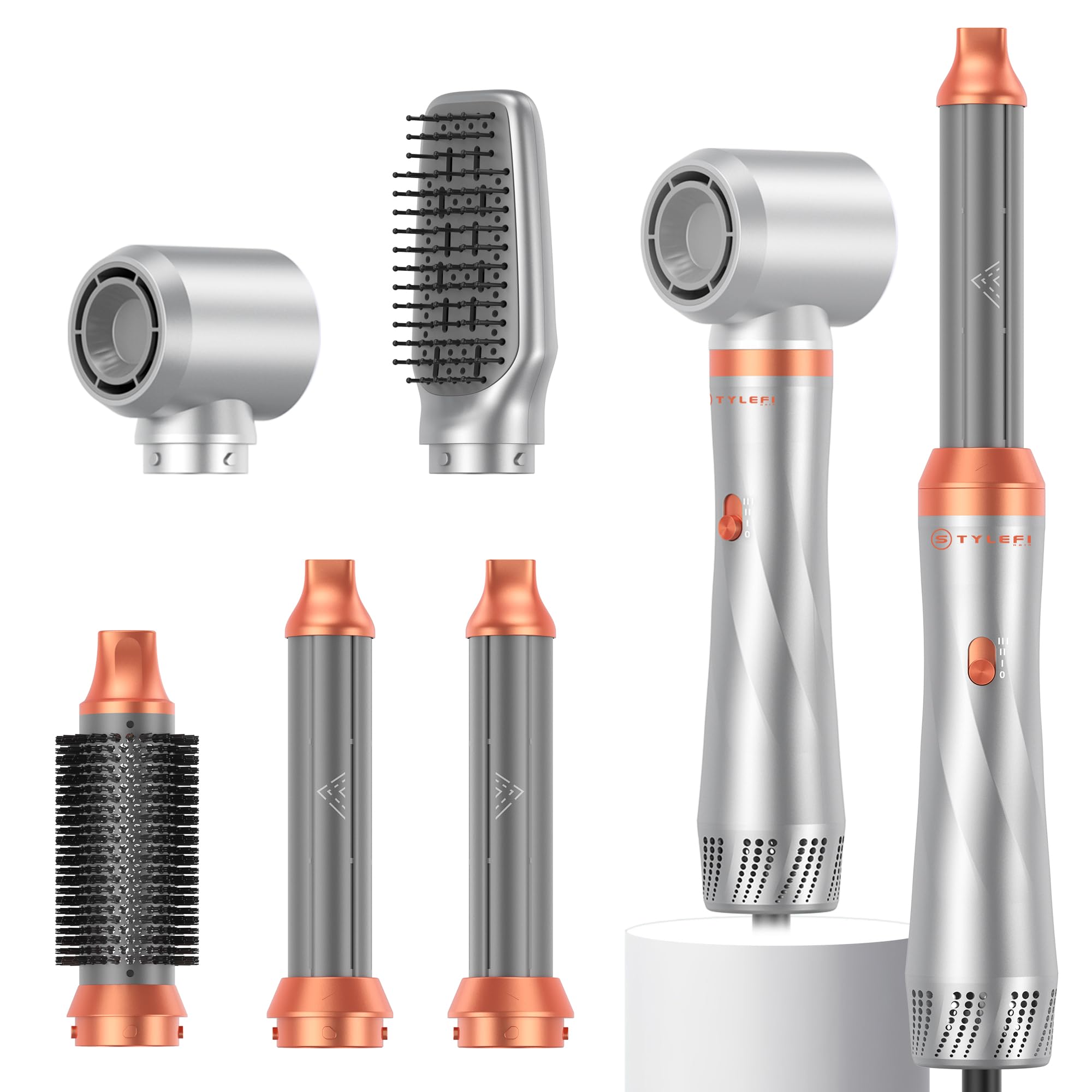 Hairstyler,Haartrockner & Haarstyler Set mit Rundbürstenföhn
