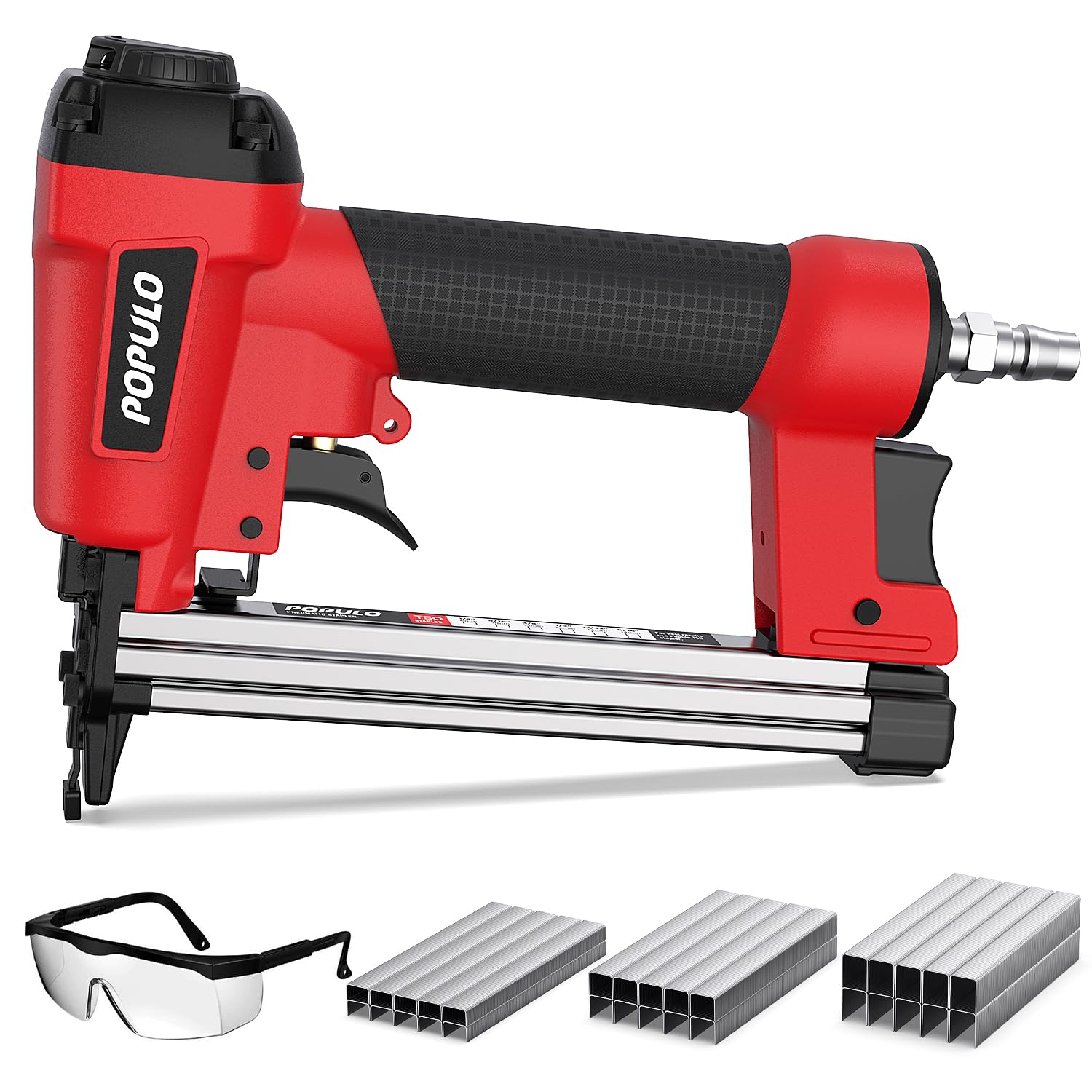 Populo Pistola grapadora neumática, pistola grapadora neumática T50, 3000