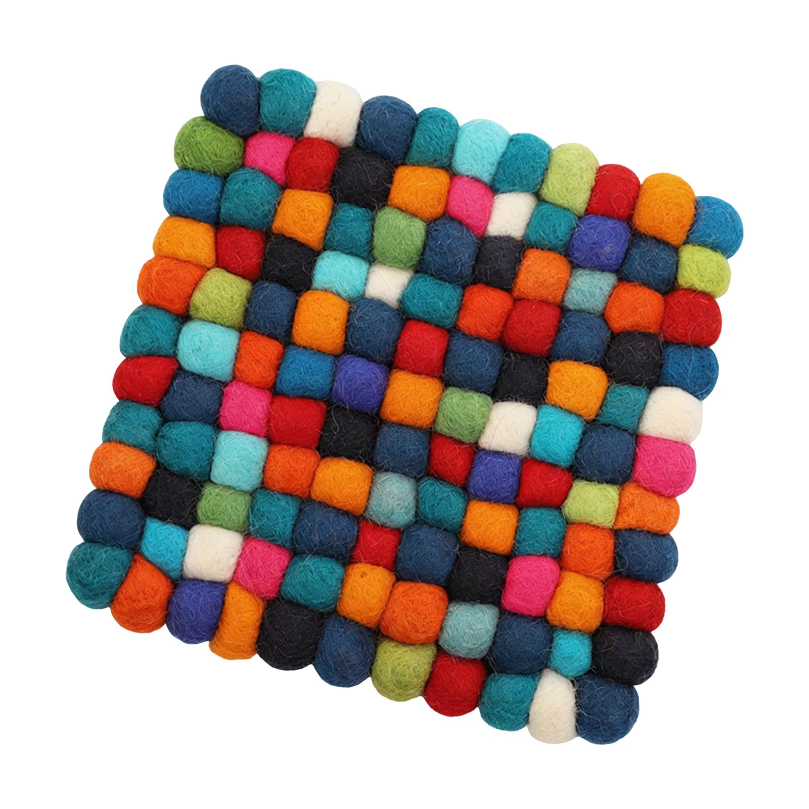 Placemat for Dining Table Woollen Pots Trivet Nonslip Pan Holder for Daily Use and Special Event Dining Table Defender