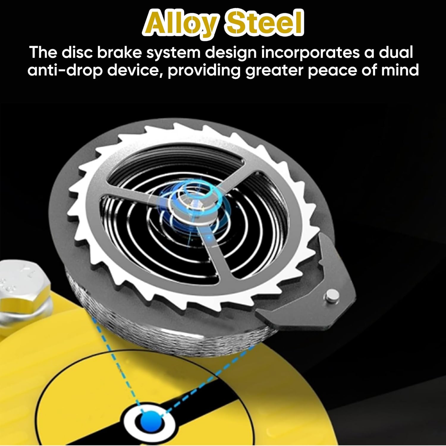 FuturelOT 33FT Self Retracting Lifeline Fall Arrester Fall Protection Steel Wire Rope Heavy Duty Retractable Lanyard,Roofing Lifeline, Safety Lanyard，Personal Protection Devices