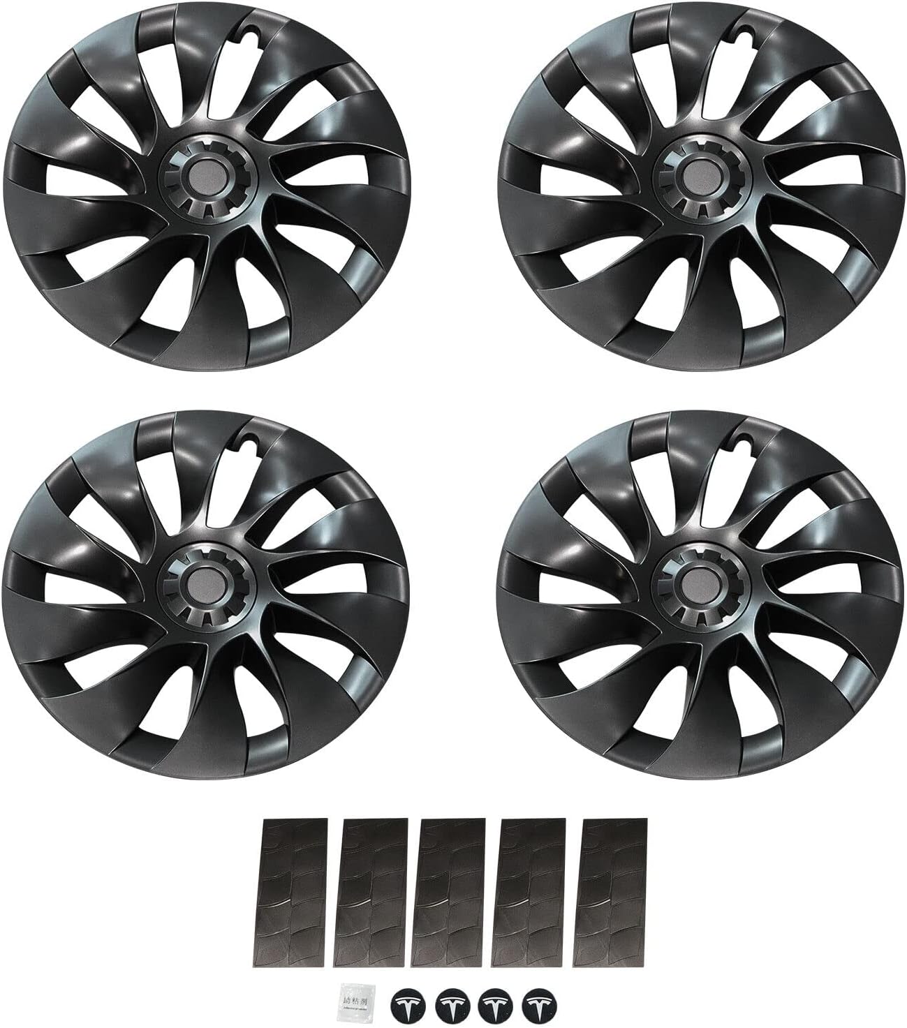 4PCS 20 Inch Hubcaps Wheel Cap Rim Wheel Cover Trim Matte