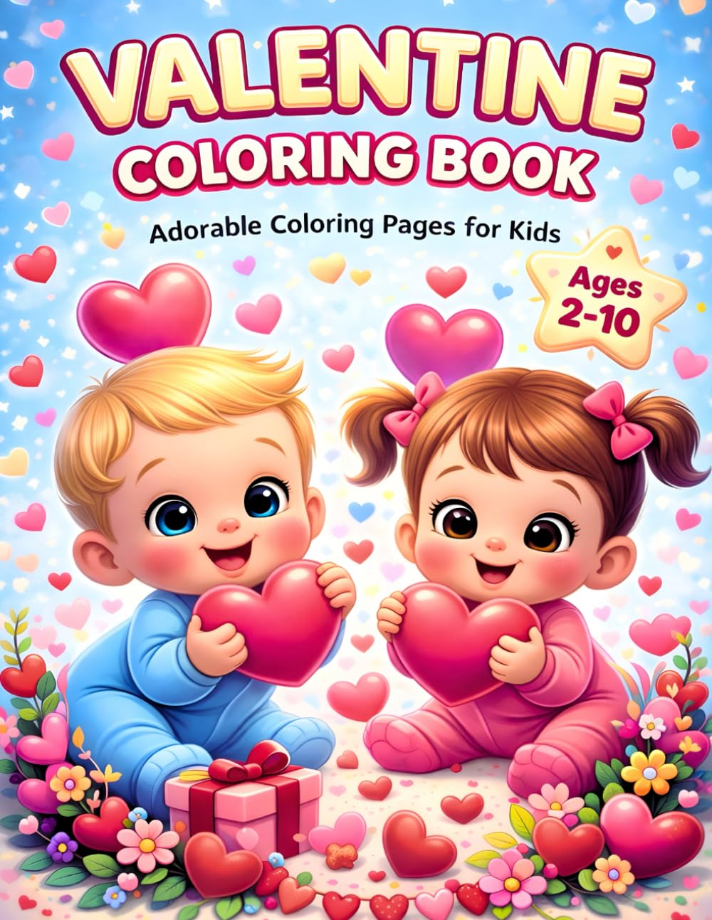 Valentine Coloring Book: Adorable Coloring Pages for Kids