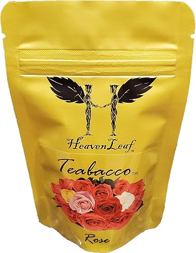 Teabacco (Elija sus sabores) 3.53 oz, los mejores sabores de hierbas de shisha cachimba del mundo. 100% libre de tabaco y nicotina (rosa)