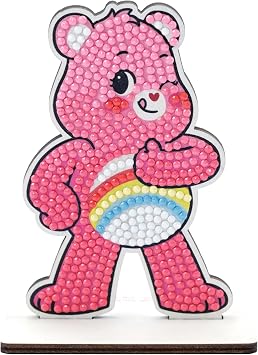 CRYSTAL ART Cheer Bear Buddies Kit Care Bears Series 6 Craft Buddy