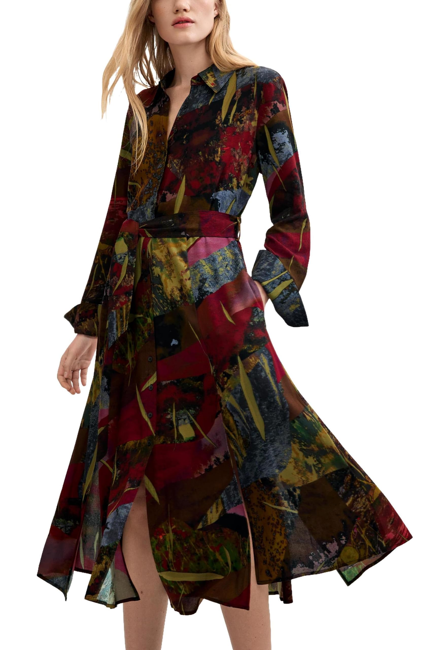 Desigual Vest_nira Vestito Donna (Pacco da 1)