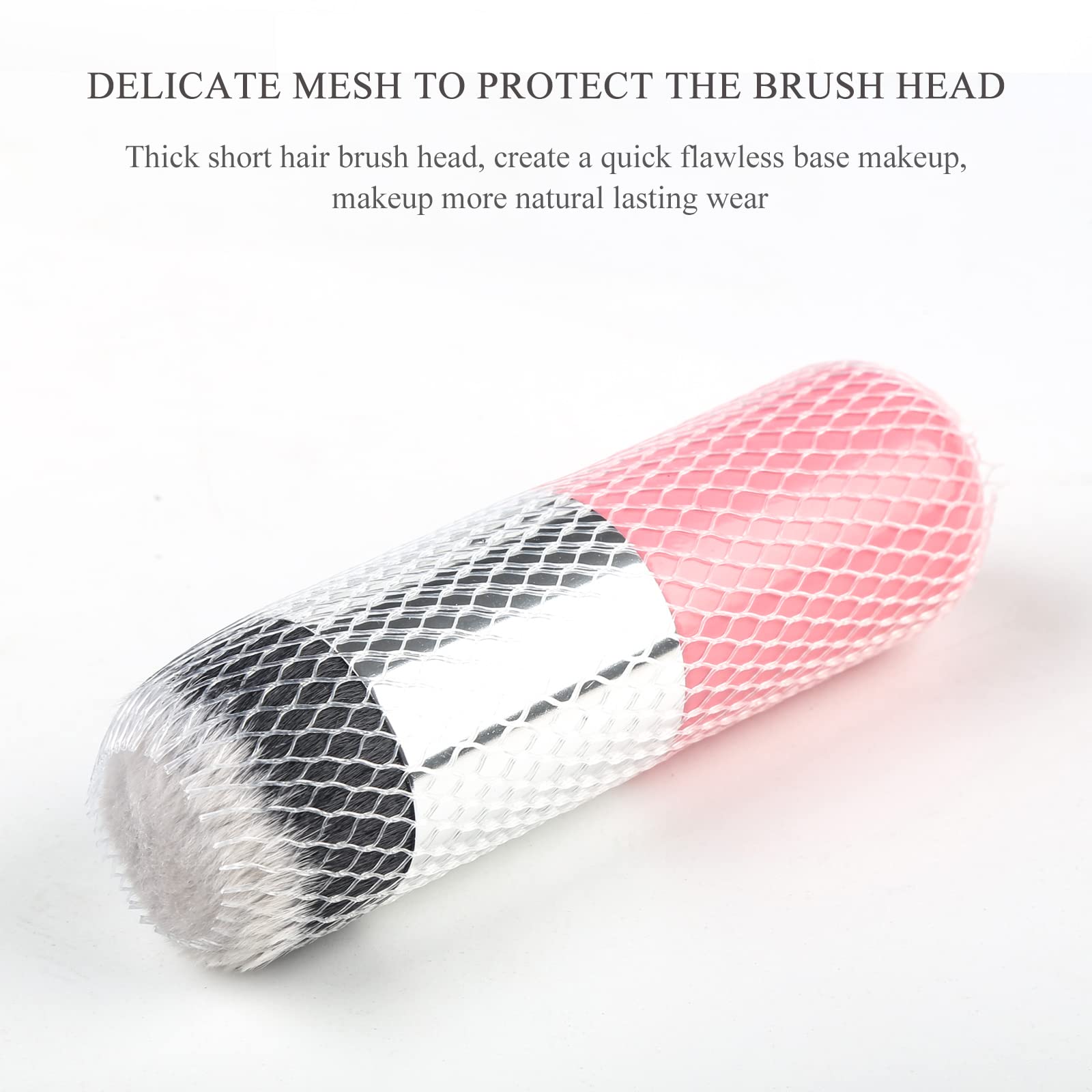 Powder Makeup Brush, Blusher Brush Large Powder for Loose or Pressed Setting Single Face Makeup Foundation - Image 3