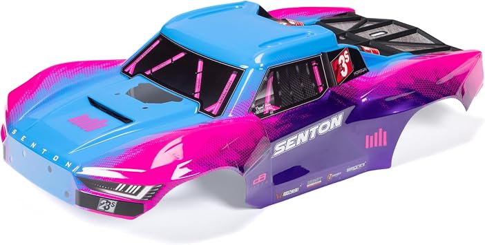 ARRMA SENTON 4X4 Clipless Painted Decaled Trimmed Body Blue, ARA-1627