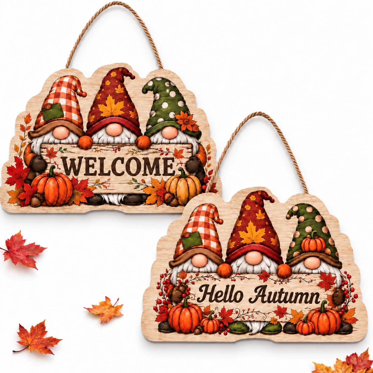 Hello Autumn Decorations, Autumn House Decor, Door Decorations