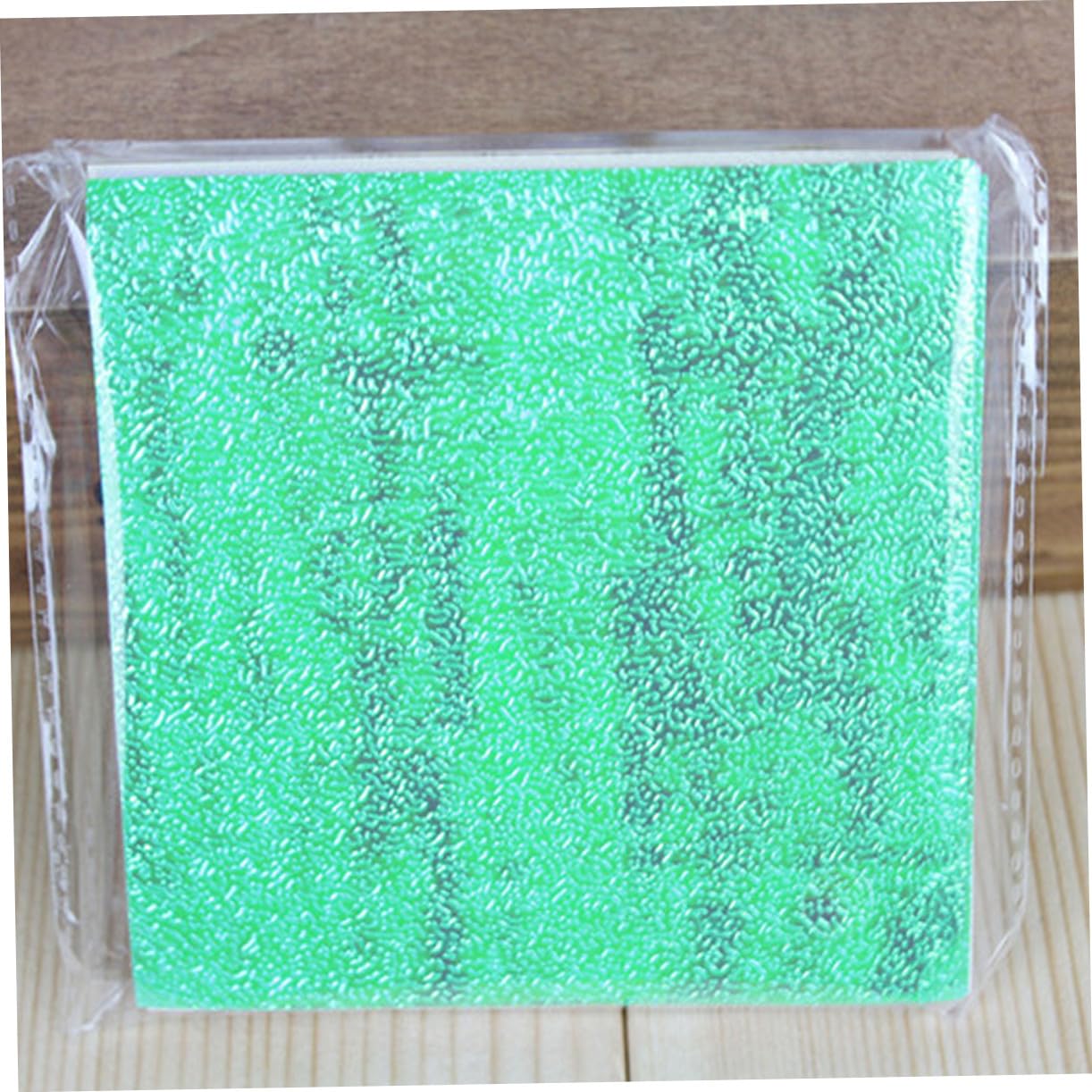 100 Stück Pearlescent Origami Papier Schimmerndes DIY Bastelpapier für Karten Scrapbooking Faltpapier Buntes Stabiles Handmade Papier für Kreative Kunstprojekte Zufällige Farbe