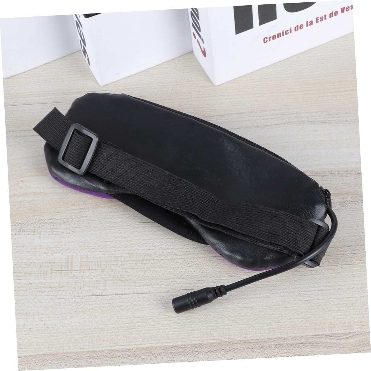 Maschera Occhi Vapore USB Unisex con Impacco Freddo Caldo per Dormire con Blocco Luce Totale e Spegnimento Automatico Minuti Rilassante per Casa Ufficio e Viaggio Senza Profumo