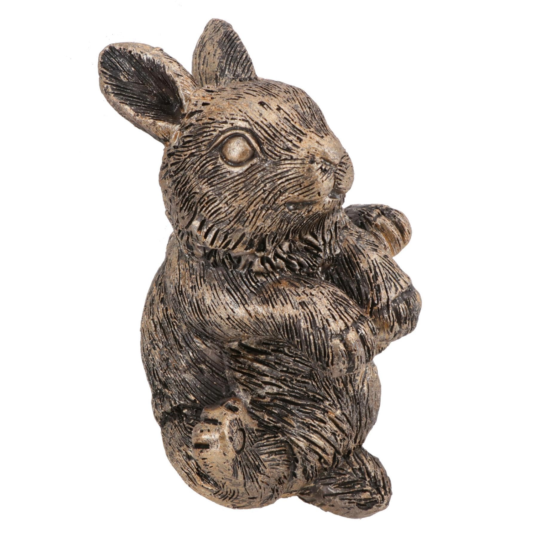 Ab Tools Gold Rabbit Plant Pot Hanger Garden Home Yard Ornament Statue Vase Hugger