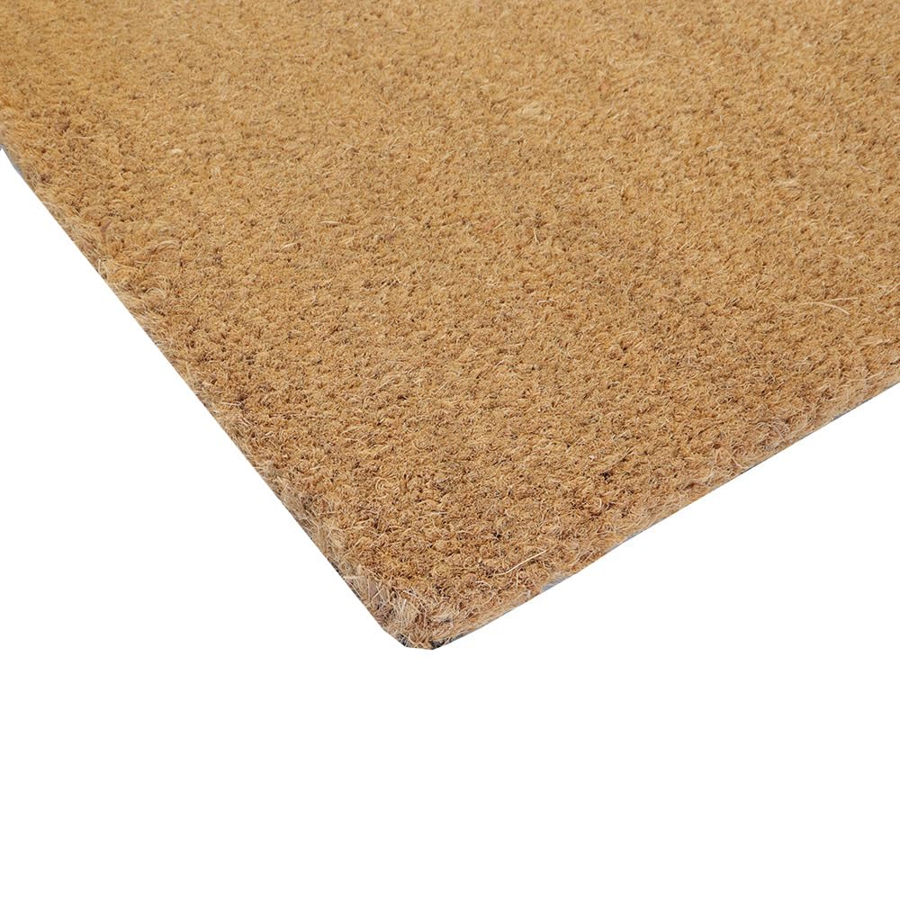IVOL Kokosmatte - Fußmatte Kokos - 80 x 120 cm - 24 mm - Türmatte für Innen & Außen (Natur)
