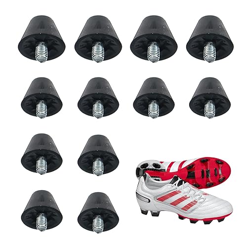 12 Pack 13mm + 16mm Football Boot Studs Replacement, Plastic