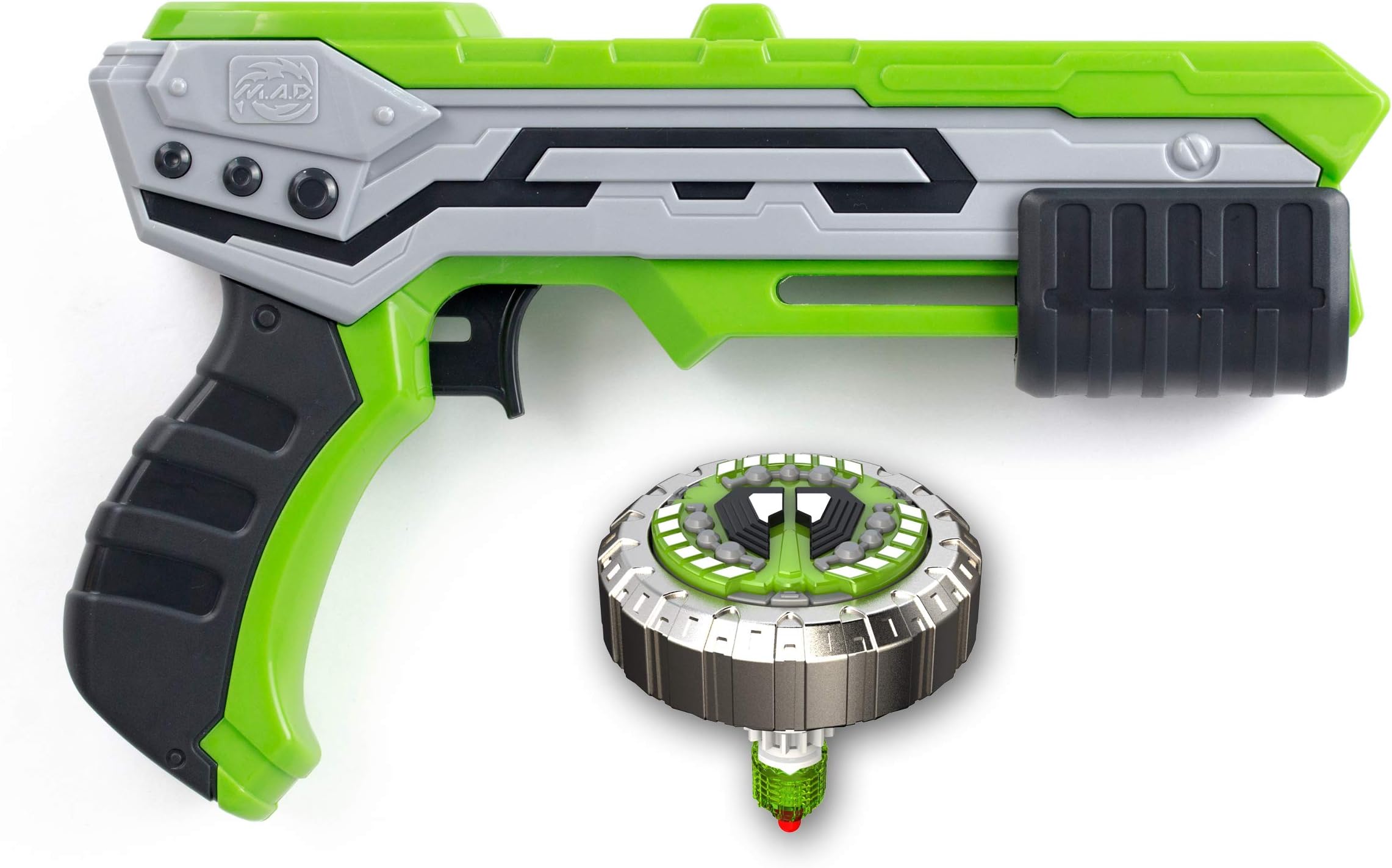 Spinner Mad Single Shot Blaster (Green) - Thunder