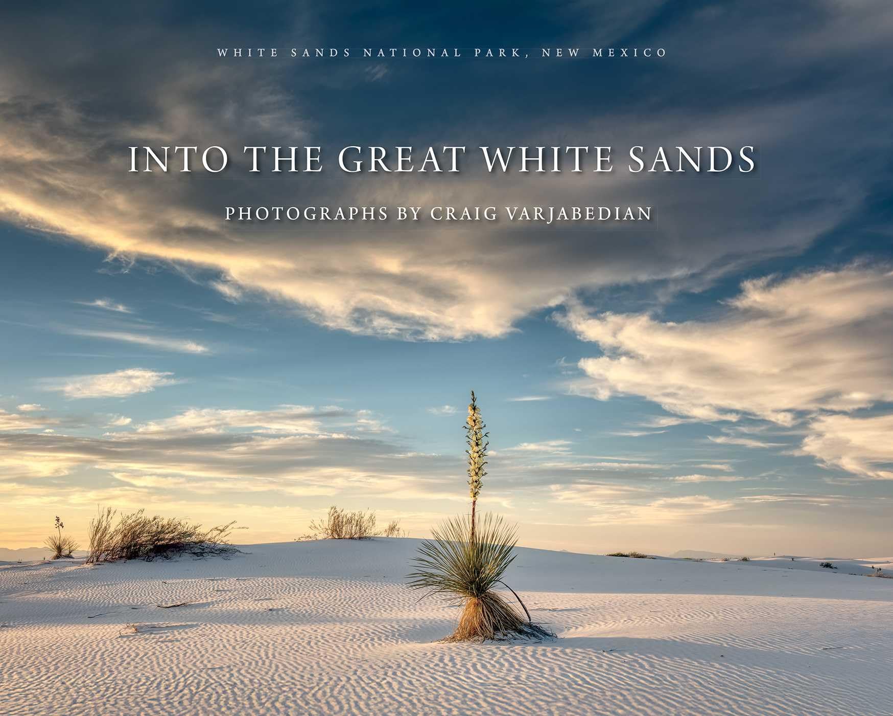 Into the Great White Sands album photo de paysage pour salon