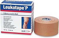 Vista 2 de Leukotape P Sports Tape Tan 1 1/2" x 15 Yds & Cover-Roll Adhesivo Adhesivo Fijación Apósitos 2" x 10 yardas. Paquete combinado