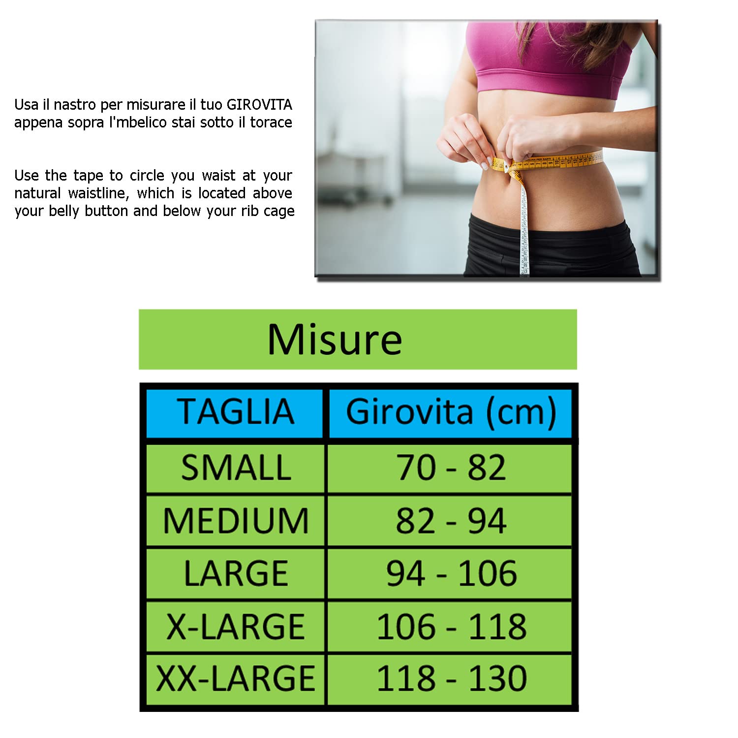 PANCERA Bandeau élastique thermique mélangé laine 50% pour dos ventre reins et foie, adulte mixte Homme femme, BIANCO