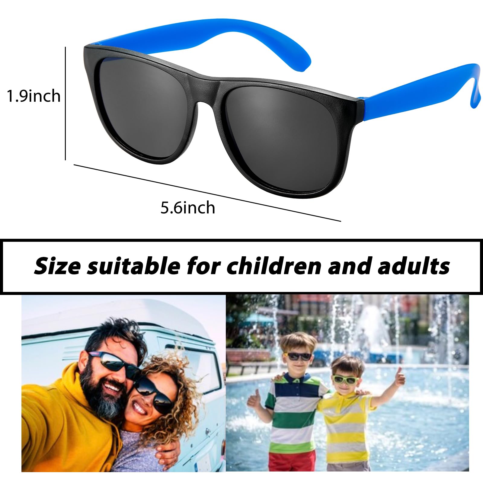 100 lentes de sol de neón con protección UV