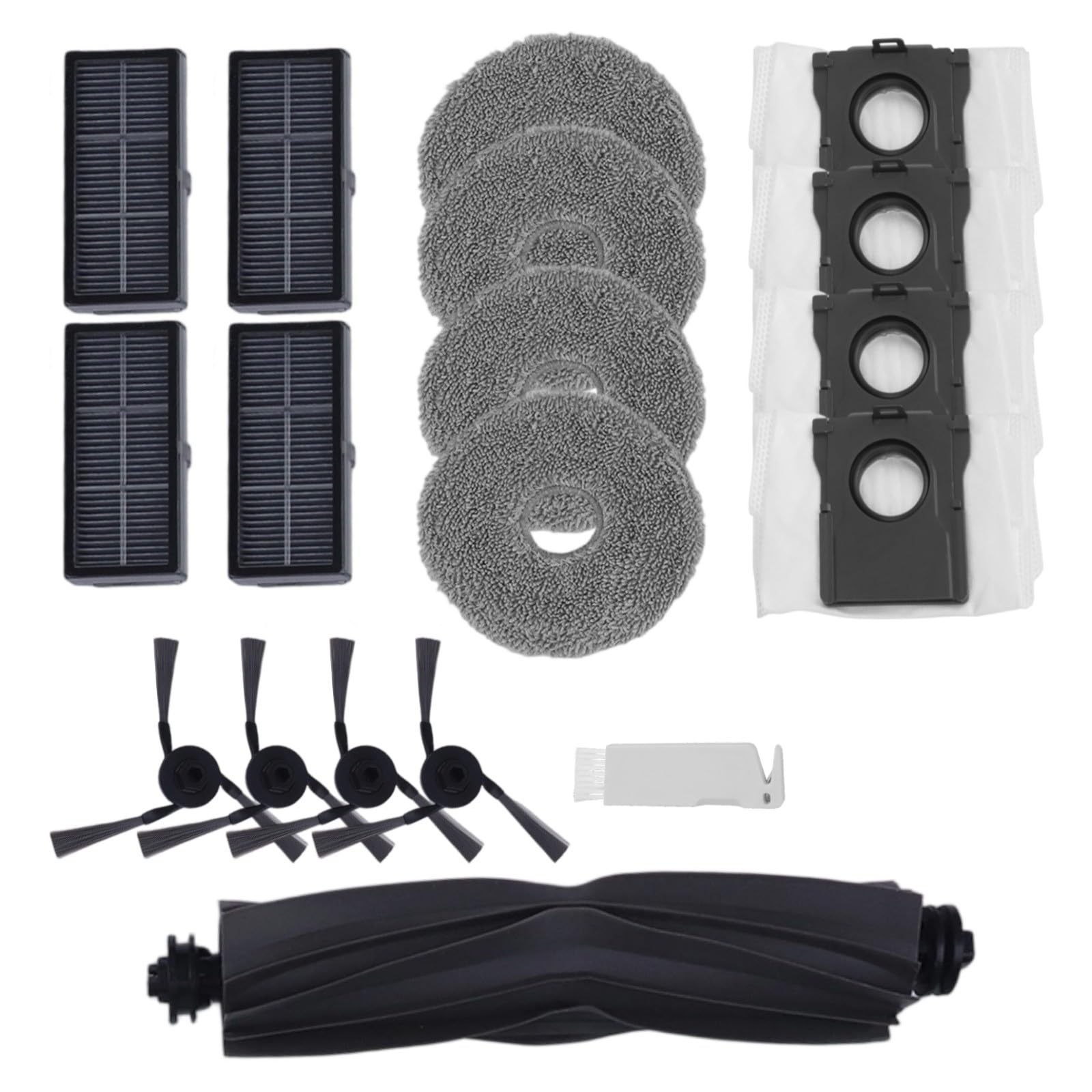 Kit de pièces de rechange pour Pro avec filtres, serpillères et sacs aspirateur