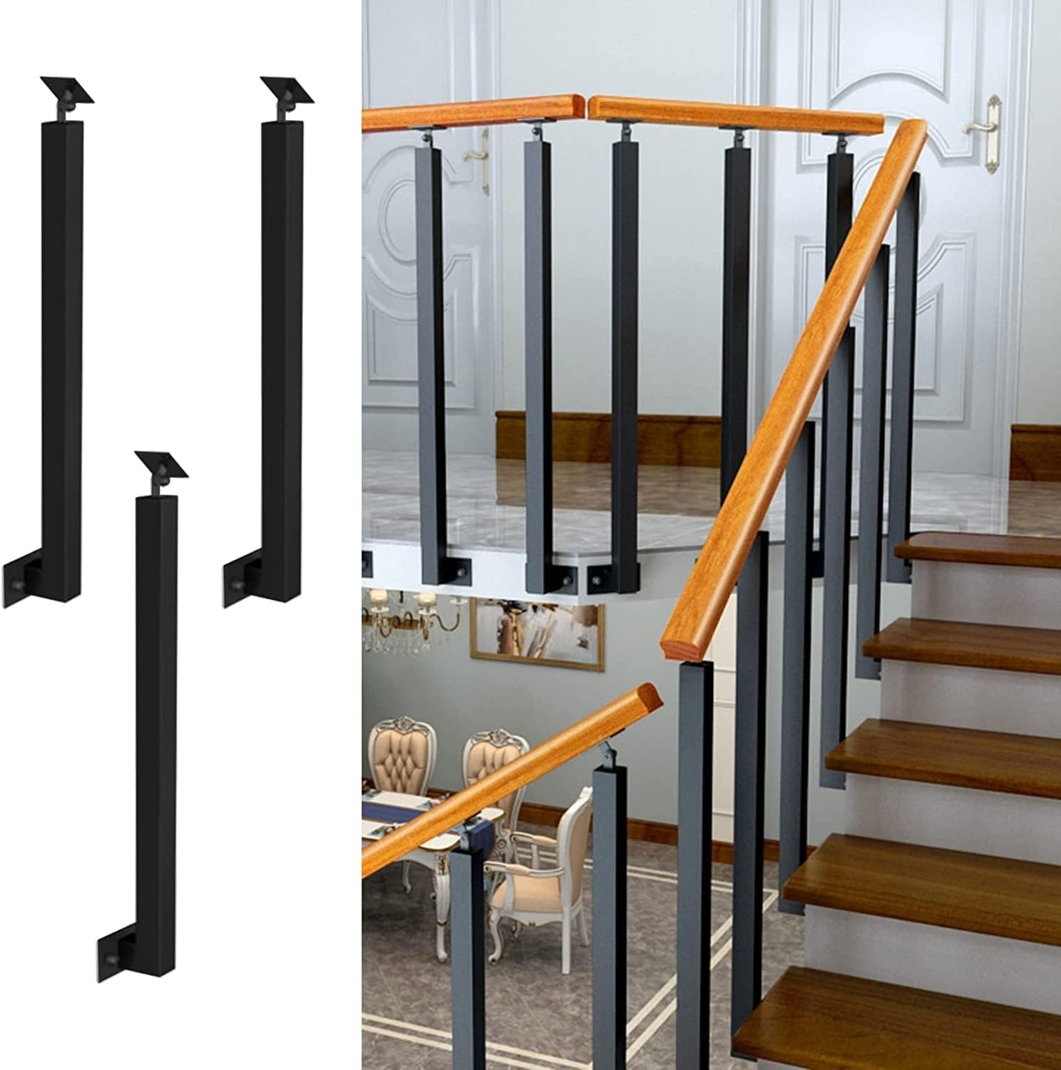 Glass Railing Post Railing Post Clamp With Adjustable Angle Bracket Railing Clamp Side Mount