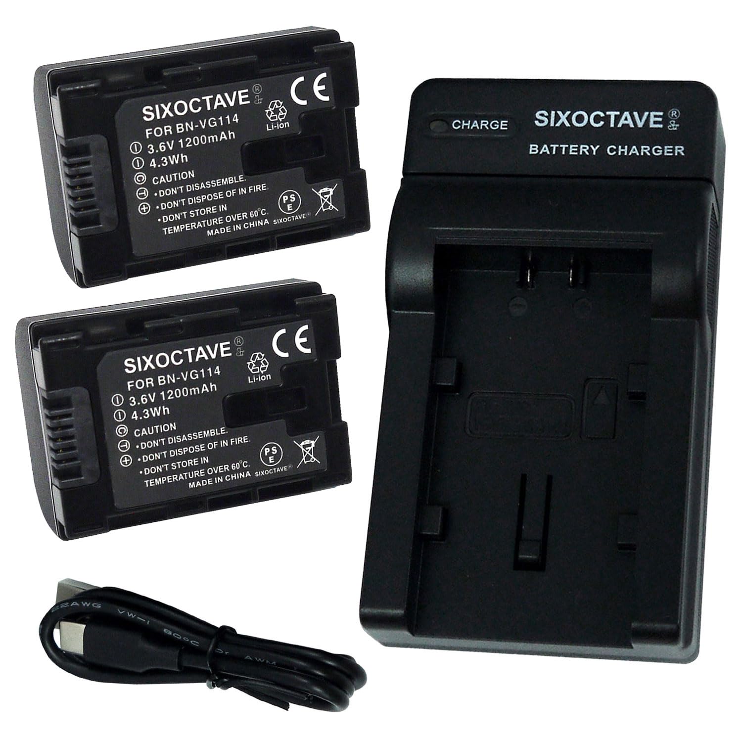 BE-ENCS03V　バッテリーレベル最高の５！！　　定価　 105380　最終値下げ！ Amazon | SIXOCTAVE 日本 ビクター 用 リチウムイオンバッテリー BN