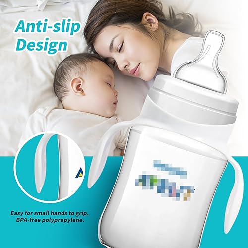 Miniatura 3 de Paquete de 4 asas de biberón para Philips Avent anticólicos con ventilación AirFree, compatible con soporte para biberones de Avent para bebé