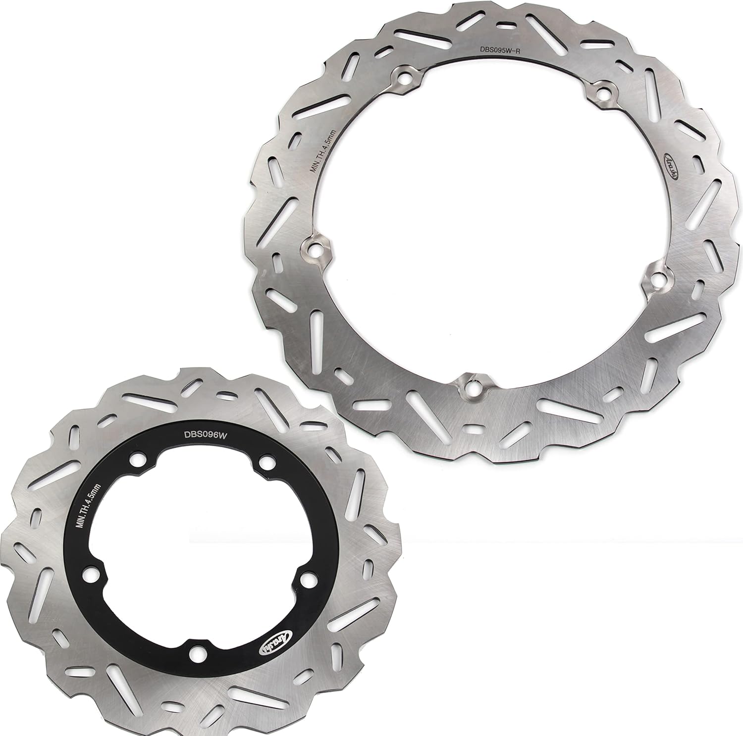 Front and Rear Brake Discs Rotors Compatible with Honda NC700S NC700X 12-17, NC750S NC750X 14-21, INTEGRA 700 12-13 750 14-20, NM4 VULTUS 700 15-16, CTX700 DCT ABS 14-18