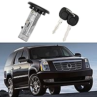 Vista 7 de EATAKWARD Interruptor de cilindro de bloqueo de encendido con llaves, repuesto para Chevy, Cadillac, Buick, GMC, Hummer, Pontiac y Bravada