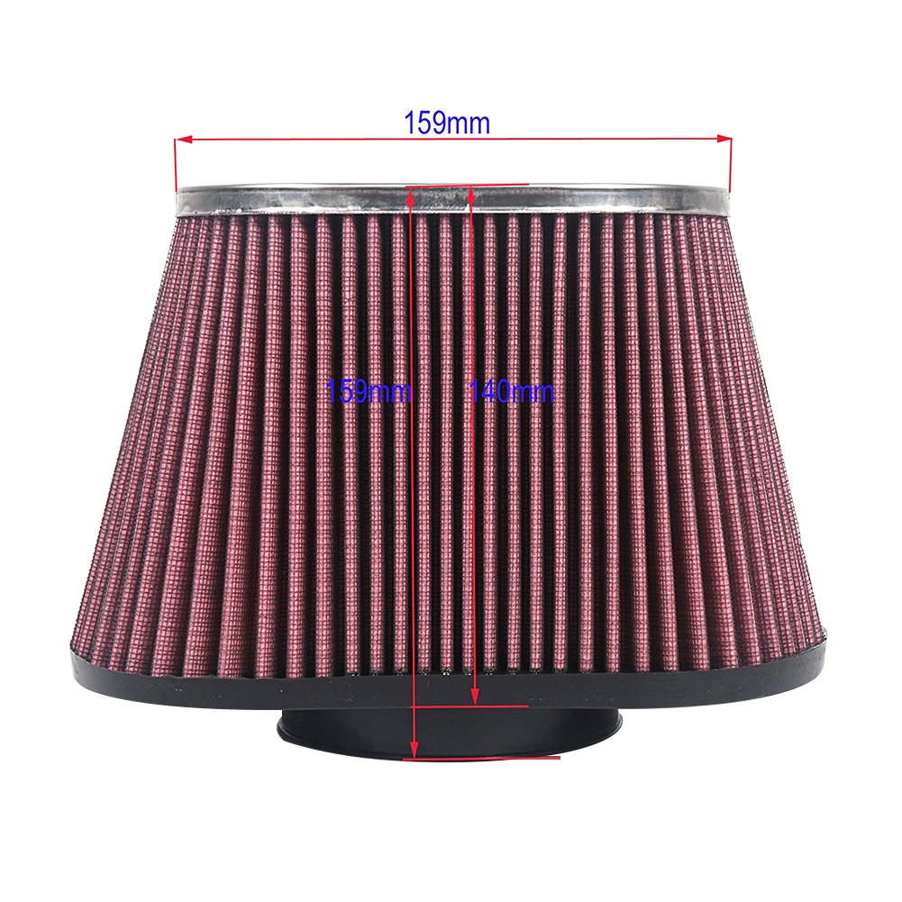 K&N Filters RC-5040 Universal Clamp On Air Filter - View #2