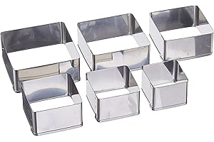 Ateco Plain Edge Square Cutters