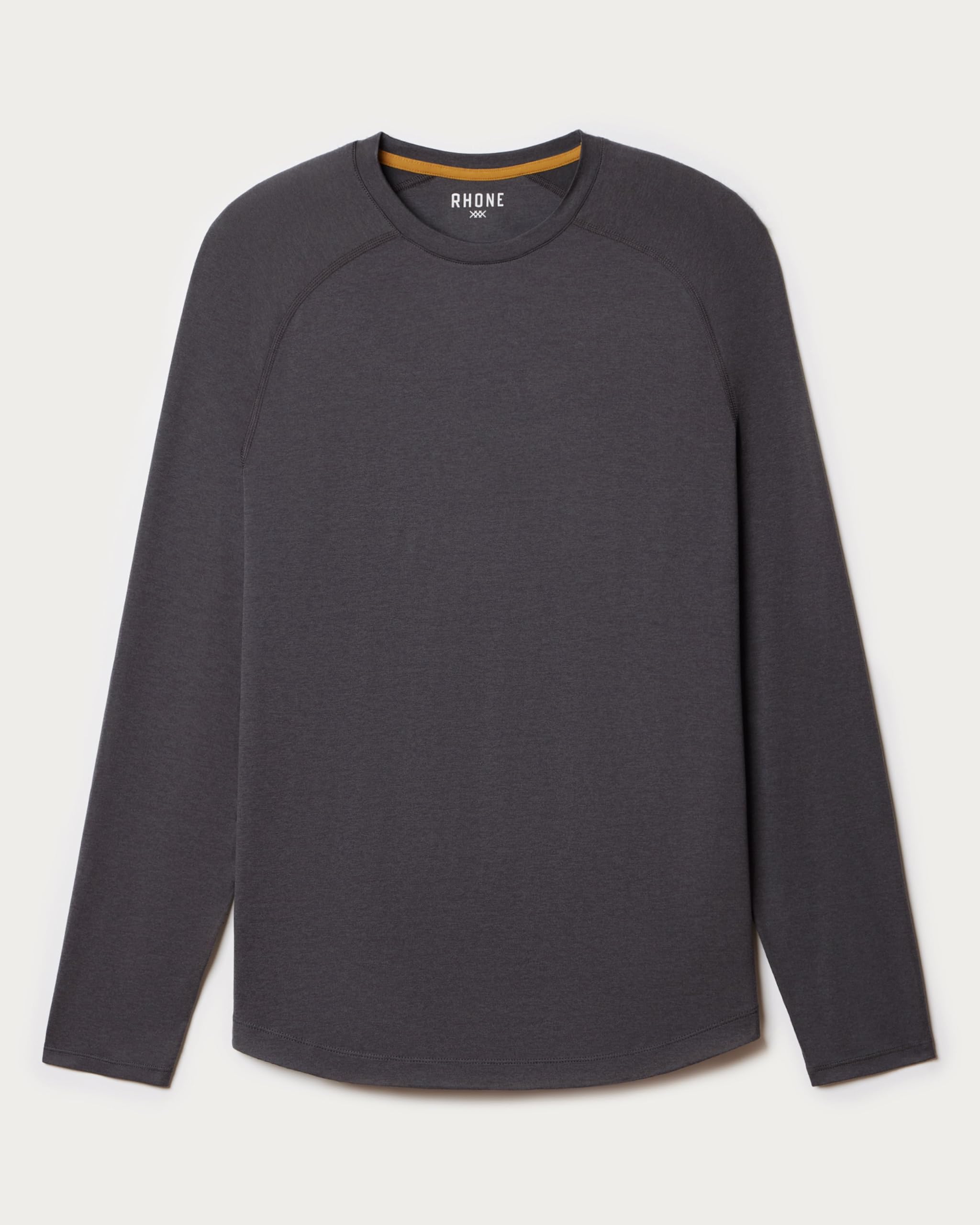 Rhone Atmosphere - Camiseta de manga larga para hombre, ultrasuave, ligera, absorbe la humedad, antiolor