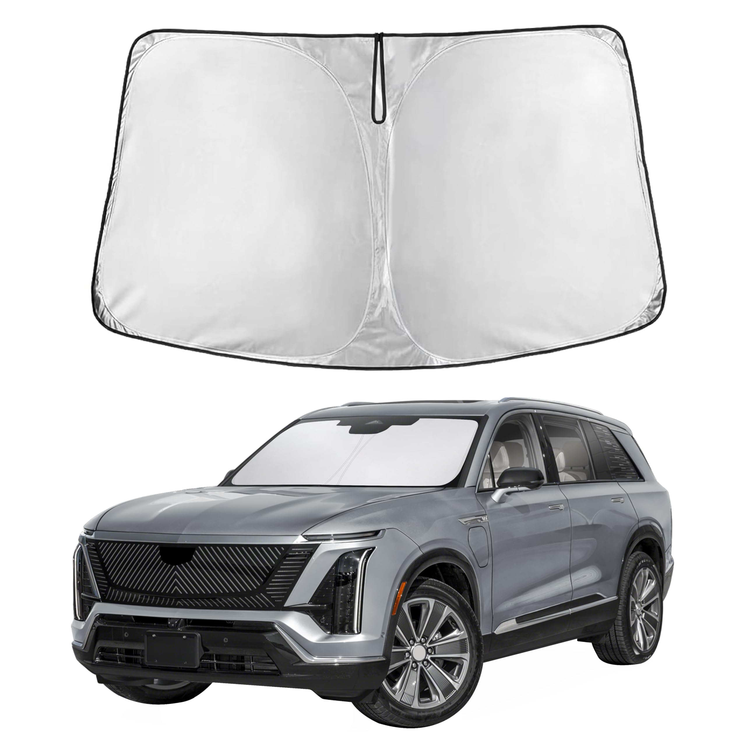 EcoNour Windshield Sunshade for Cadillac SRX Vistiq Optiq - 2010-2015 2016