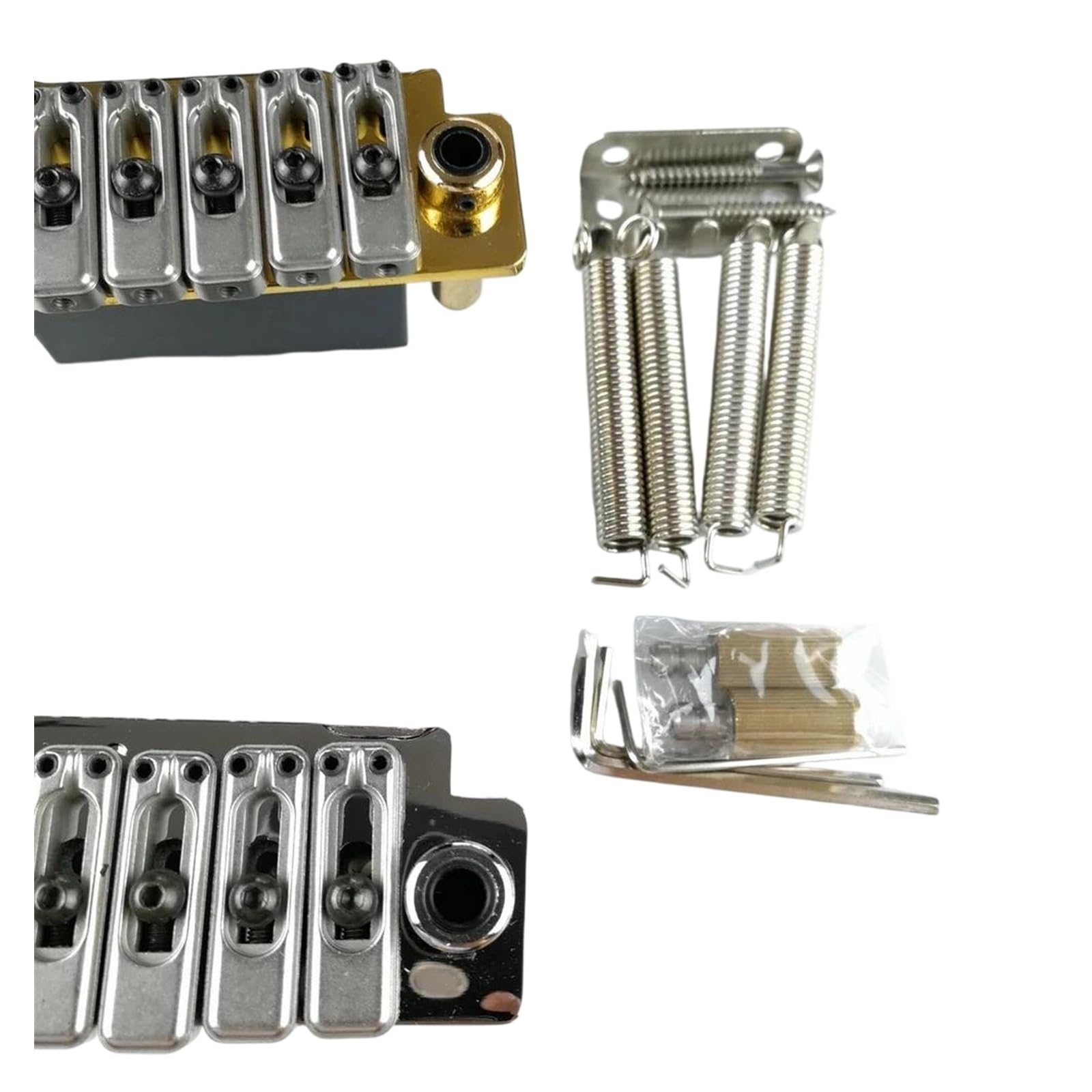 Puente Trémolo Para Guitarra Eléctrica Accesorios Plateados O Dorados | Puente de guitarra(Silver)