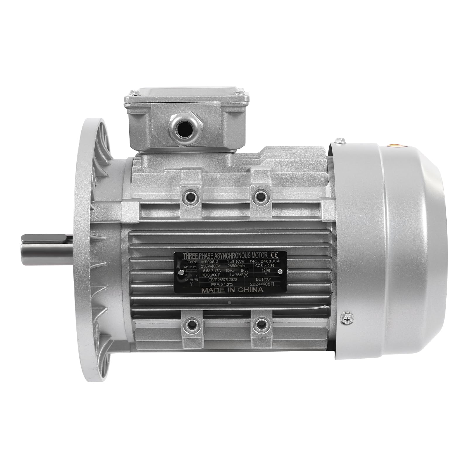 Motore asincrono trifase da 230/400 V, motore elettrico da 1,5 KW,2850 RPM trifase per macchine e attrezzature,meccanico, industriale, minerario, macchine utensili