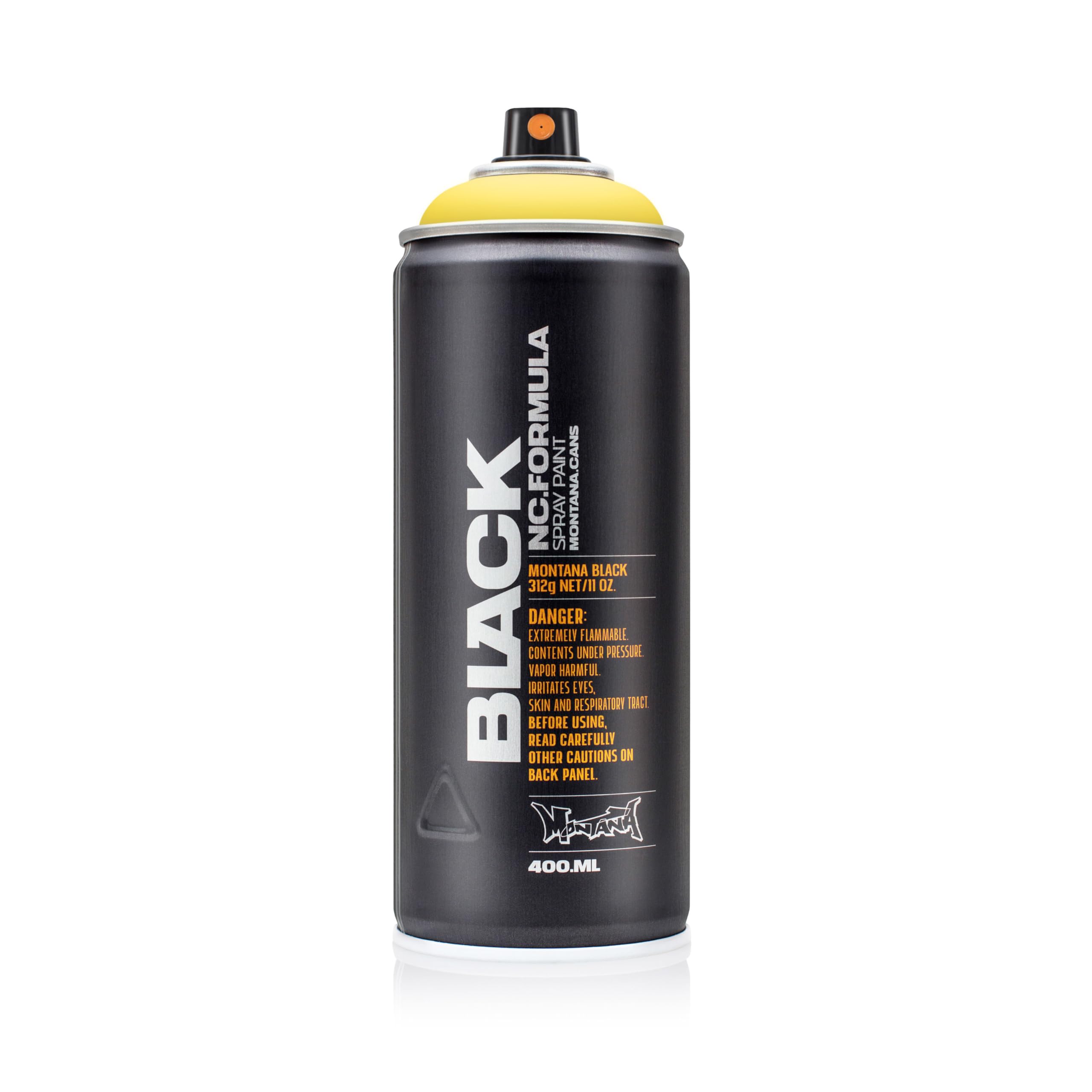 Montana Cans Montana BLACK 400ml Color, Easter Yellow Spray Paint
