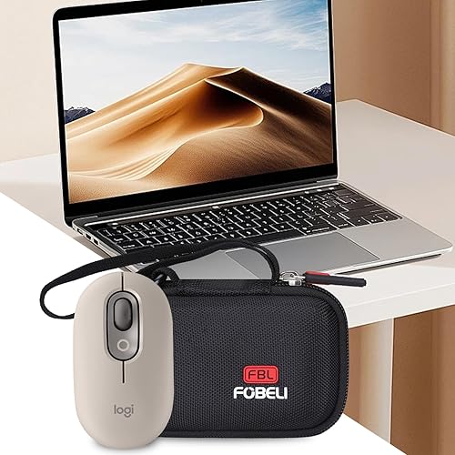 Miniatura 7 de FBLFOBELI Logitech Pebble M350 M355 i345 - Funda de viaje para mouse inalámbrico, a prueba de golpes, organizador de bolsa de transporte