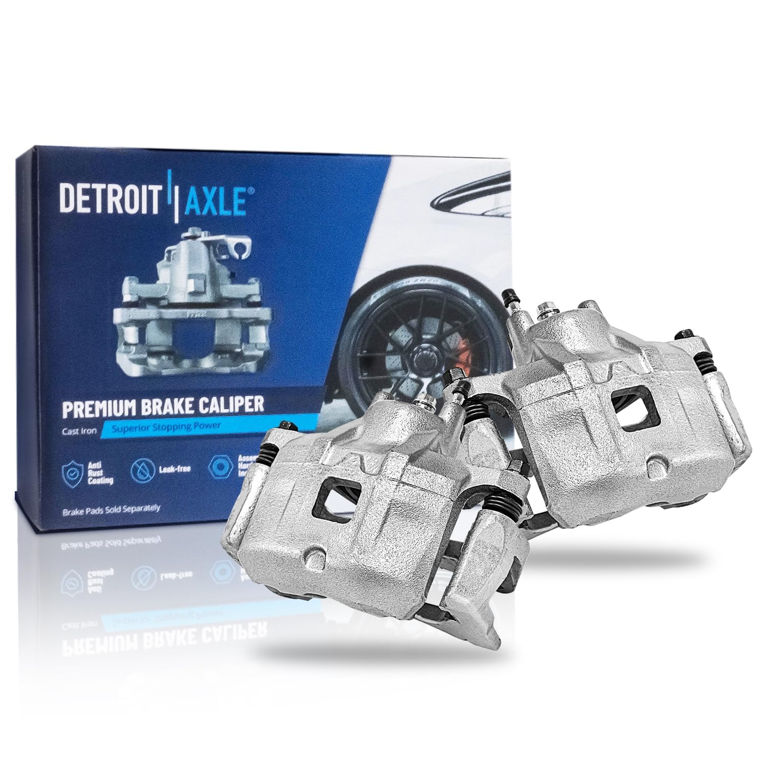 Detroit Axle - 2pc Front Brake Calipers for Chrysler 200 Sebring Cirrus